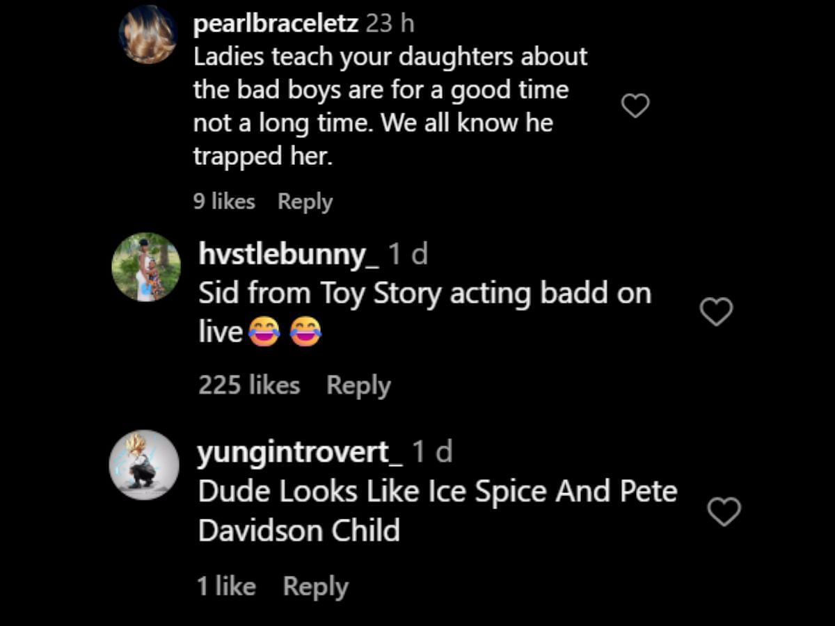 Netizens discuss the actress's ex-boyfriend, Deondre Burgin's Instagram live. (Image via Instagram/@hollywoodunlocked)